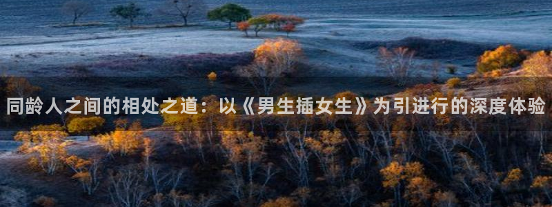 汗汗漫画免费漫画全集：同龄人之间的相处之道：以《男生插女生》为引进行的深度体验